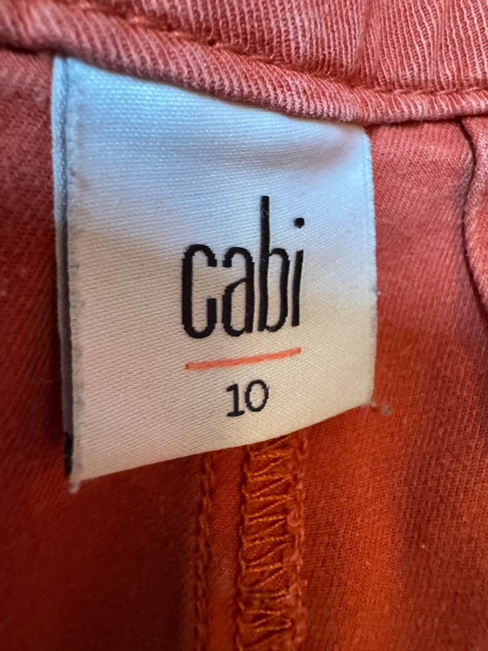 CAbi Straight Leg Pants in Rust Red - Picture 3 of 3